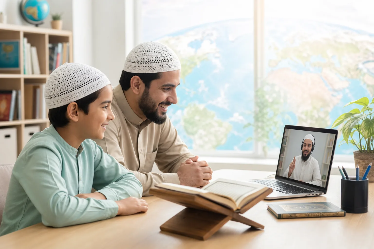 Learn the Quran online with qualified male and female teachers for kids and adults worldwide